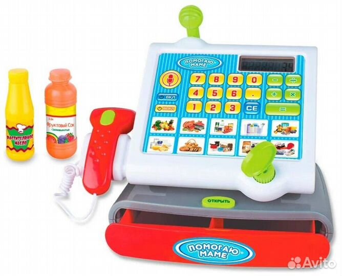 Касса в наборе с продуктами Помогаю маме PT-00579