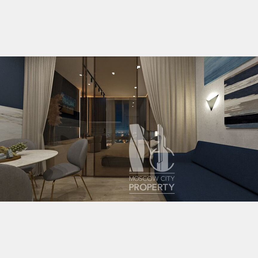 Квартира-студия, 30 м², 42/51 эт.