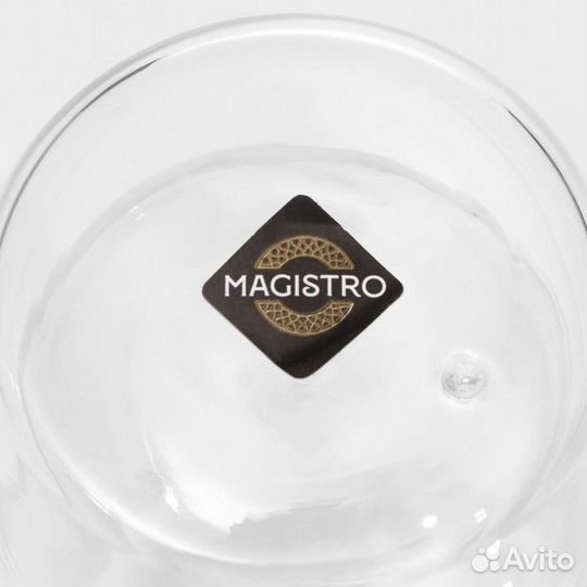 Стакан стеклянный с двойными стенками Magistro