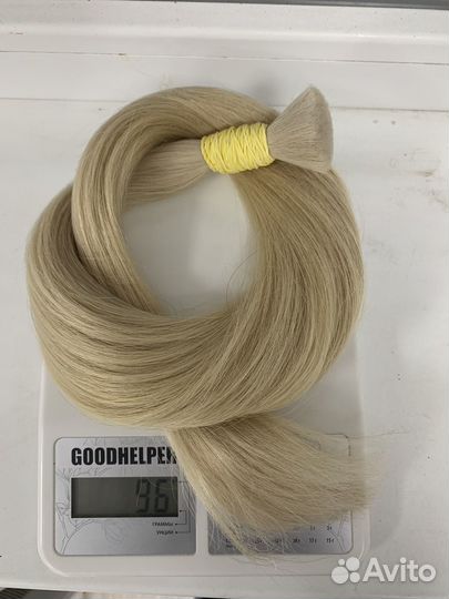 Волосы для наращивания блонд