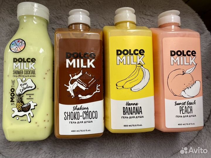 Гели для душа dolce milk