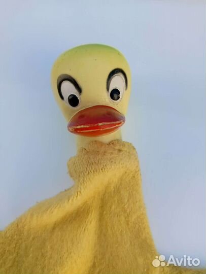 Оригинальная кукла на руку Schnatterinchen из ГДР