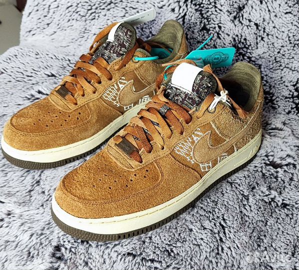 Кроссовки Nike air force 1 brown