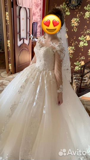 Свадебное платье пышное