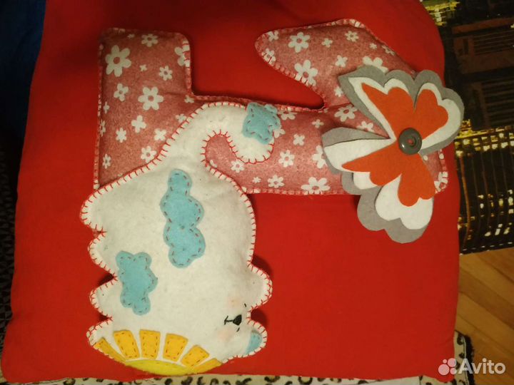 Цифра из фетра