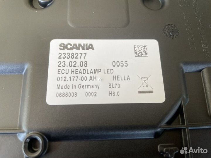 Фара головного света левая Scania 6 2023