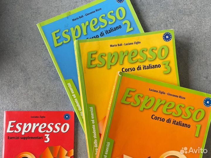 Учебник и книги по итальянскому языку Espresso