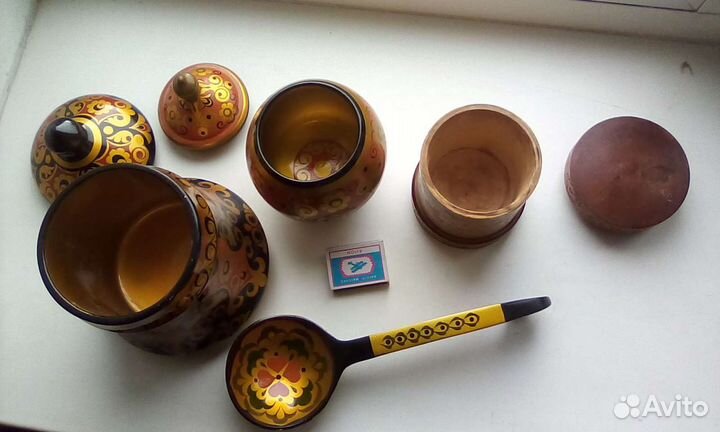 Хохлома, банка