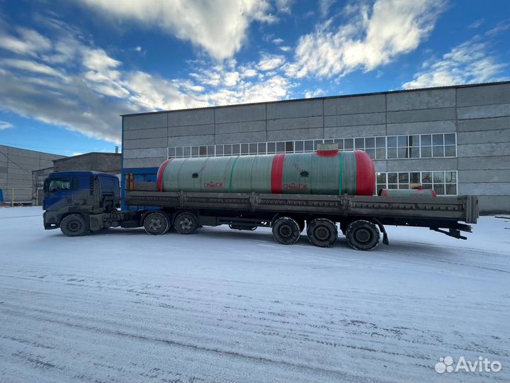 Емкость под септик от 20м3 из стеклопластика