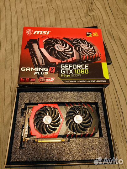 Видеокарта gtx 1060 6gb msi gaming x