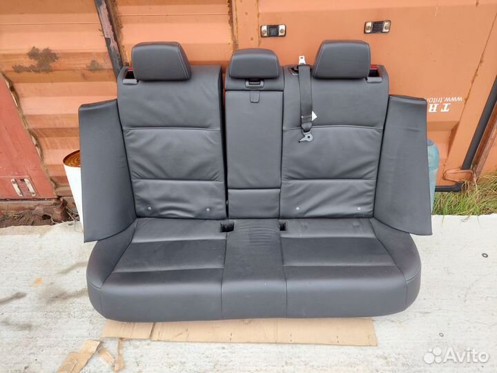 Бмв f25 заднее сидение в сборе, черная кожа