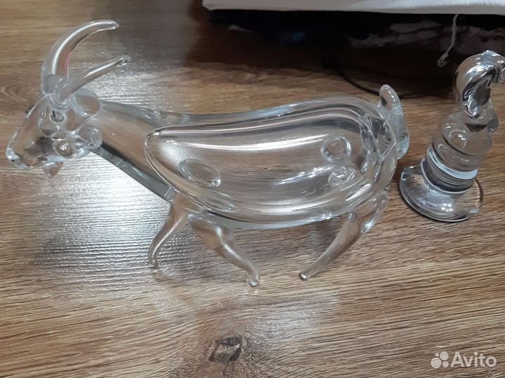 Стеклянные и хрустальные фигурки