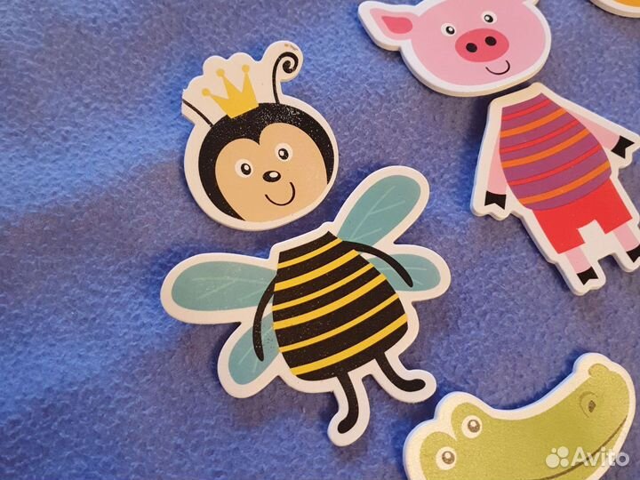 Игрушки для ванной с кармашком на присосках