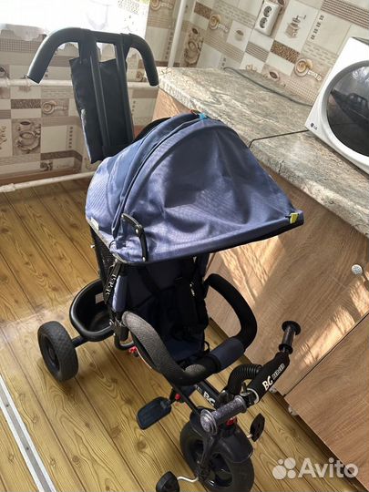 Велосипед коляска с ручкой