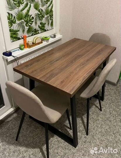 Стол новый кухонный лофт 110х60