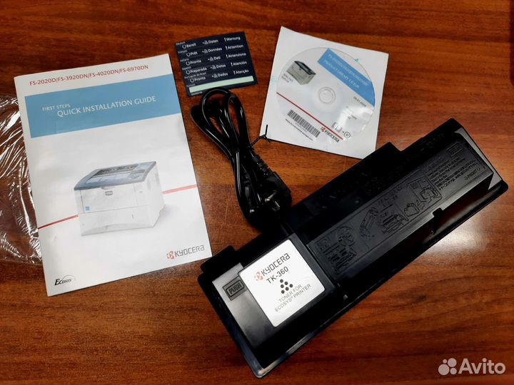 Принтер сетевой лазерный Kyocera FS-3920DN дуплекс