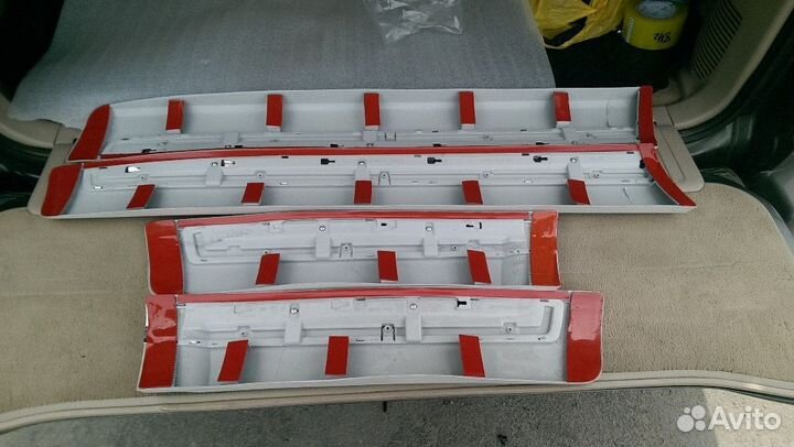 Land Cruiser 200 Молдинги дверей Широкие V4NF4