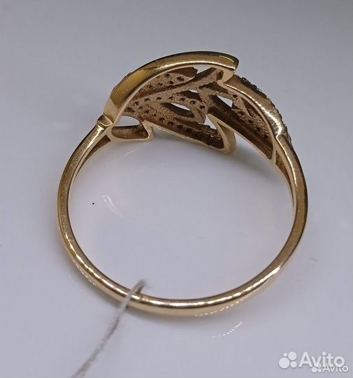 Золотое кольцо 22,00 мм. 585 проба Арт121