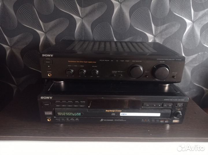 Усилитель sony. CD дека