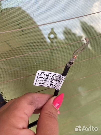 Стекло заднее на kia 4