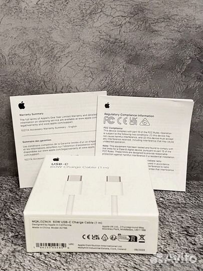 Кабель Apple USB-C to USB-C 1m 60w плетёный