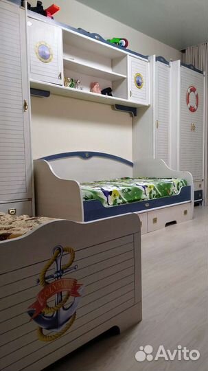 Детская мебель в морском стиле для мальчиков