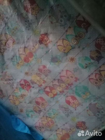 Детская кровать с маятником и ящиком