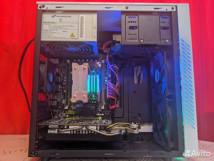Компьютер Xeon 2650V2, RX580 8, Ram 16Gb, m2 256