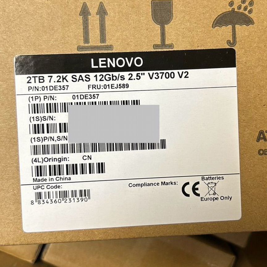 [01DE357] Жесткий Диск Lenovo 2tb Sas 2.5v3700 V2
