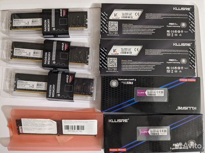 Оперативная память DDR4 8GB 2400/3200