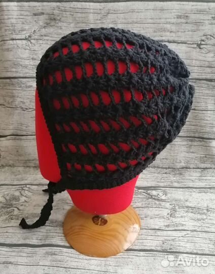 Шапка чепчик вязаная