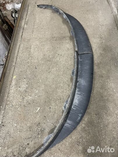 Спойлер губа на передний бампер opel astra j