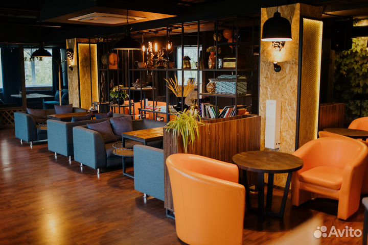 Действующая кальянная с собственной кухней