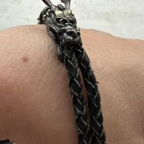 Серебряный браслет chrome hearts