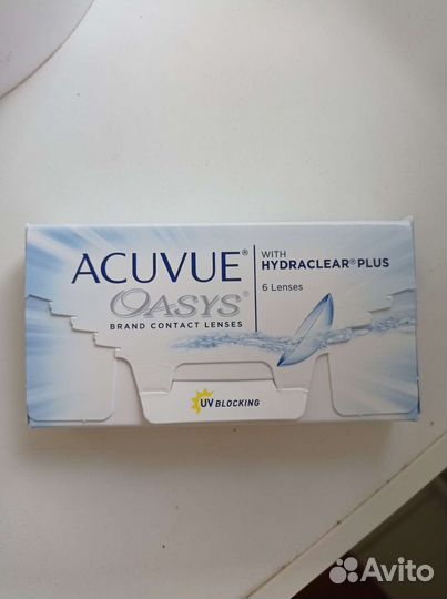 Линзы контактные acuvue oasys двухнедельные -3.75