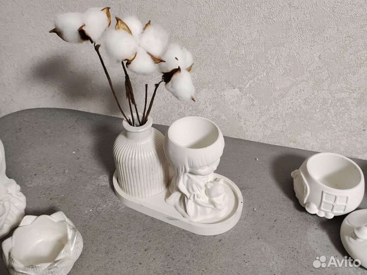 Кашпо девочка