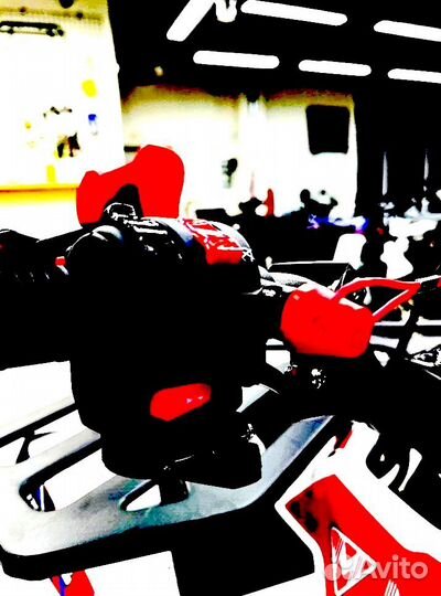 Детский квадроцикл 125 кубов Grizlik A125 красный