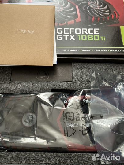 Видеокарта MSI gtx 1080ti 11gb