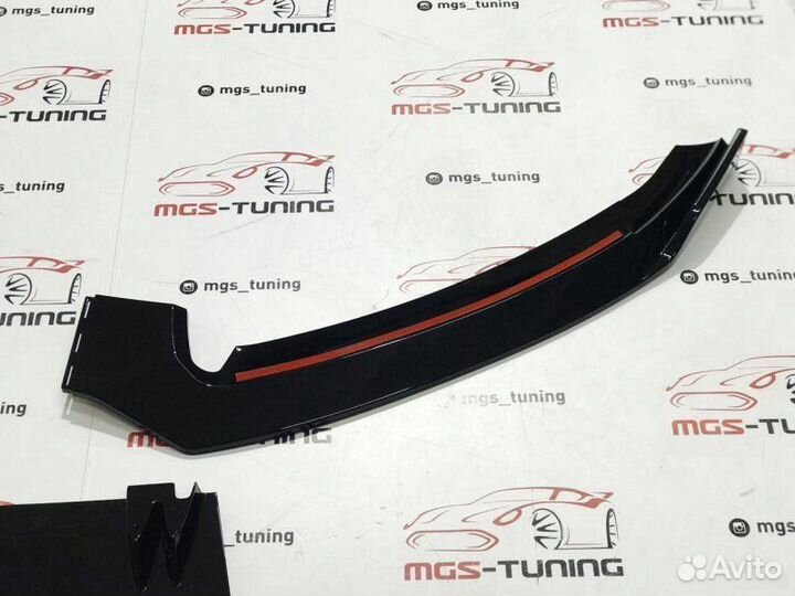 Губа бампера на Audi A5 в стиле RS5 11-16 гг