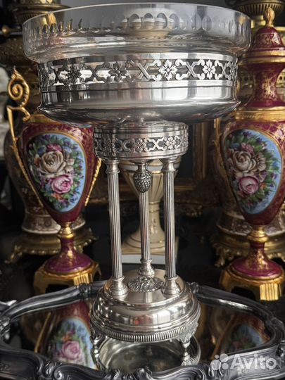 Ваза для фруктов,выпечки и конфет Франция 19 век