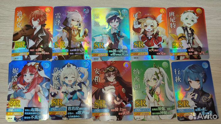 Genshin impact карточки геншин