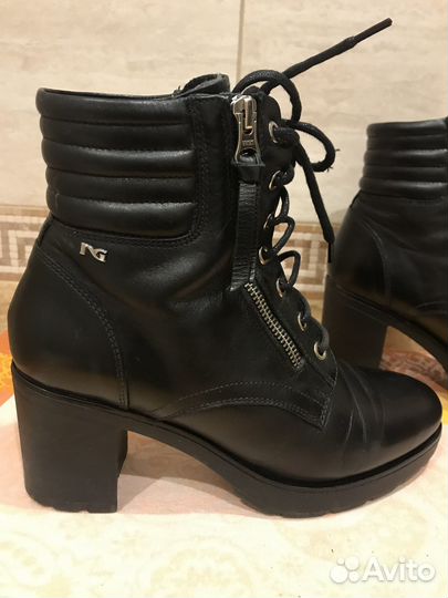 Ботильоны зимние натуральная кожа 38