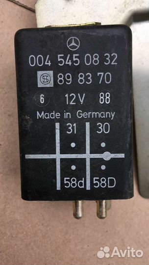 Реле освещения мерседес w124 w202 w126