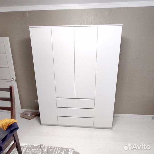 Шкаф белый 160 в стиле IKEA (дсп Egger)