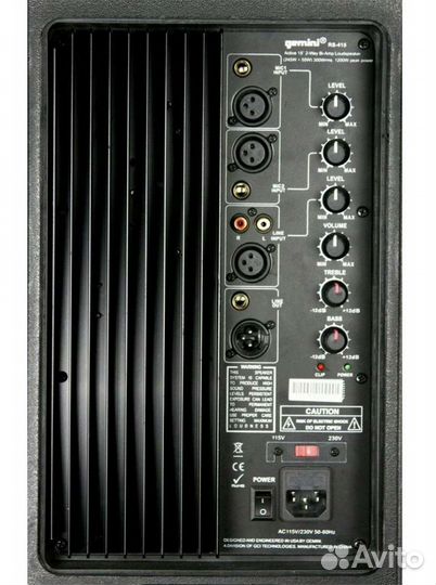 Колонки активные XLine 1200W 2ш RS415 D15