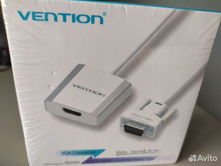 Адаптер Vention VGA - hdmi, M-F 0,15м (acew0)