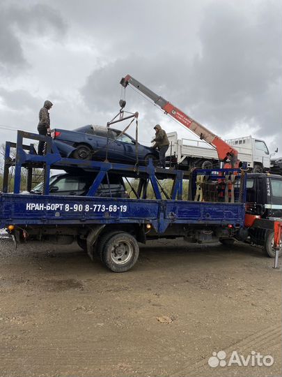 Услуги кран борт эвакуатор эвакуация