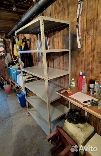 Стеллажи для гаража среднегрузовые все размеры