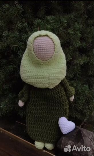 Вязаная куколка мусульманка