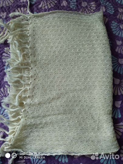 Шарф палантин лён 3 метра